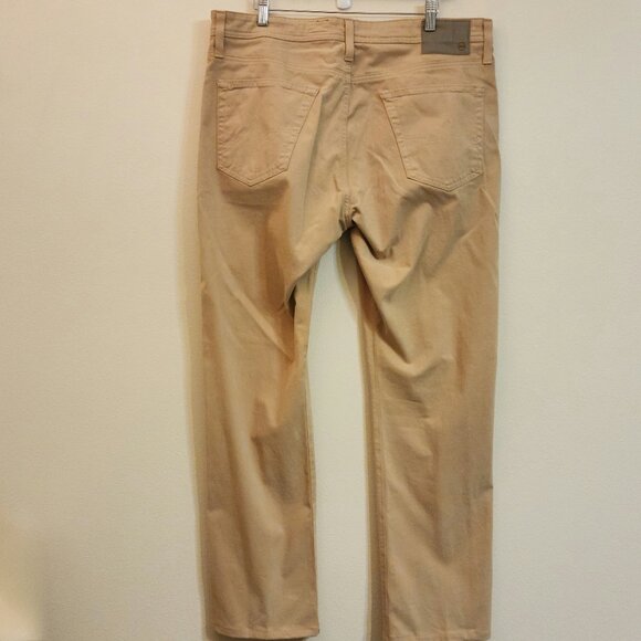 AG Adriano Goldschmied Everett Slim Straight Khaki Pants 36x32 Preppy Normcore - Picture 4 of 14